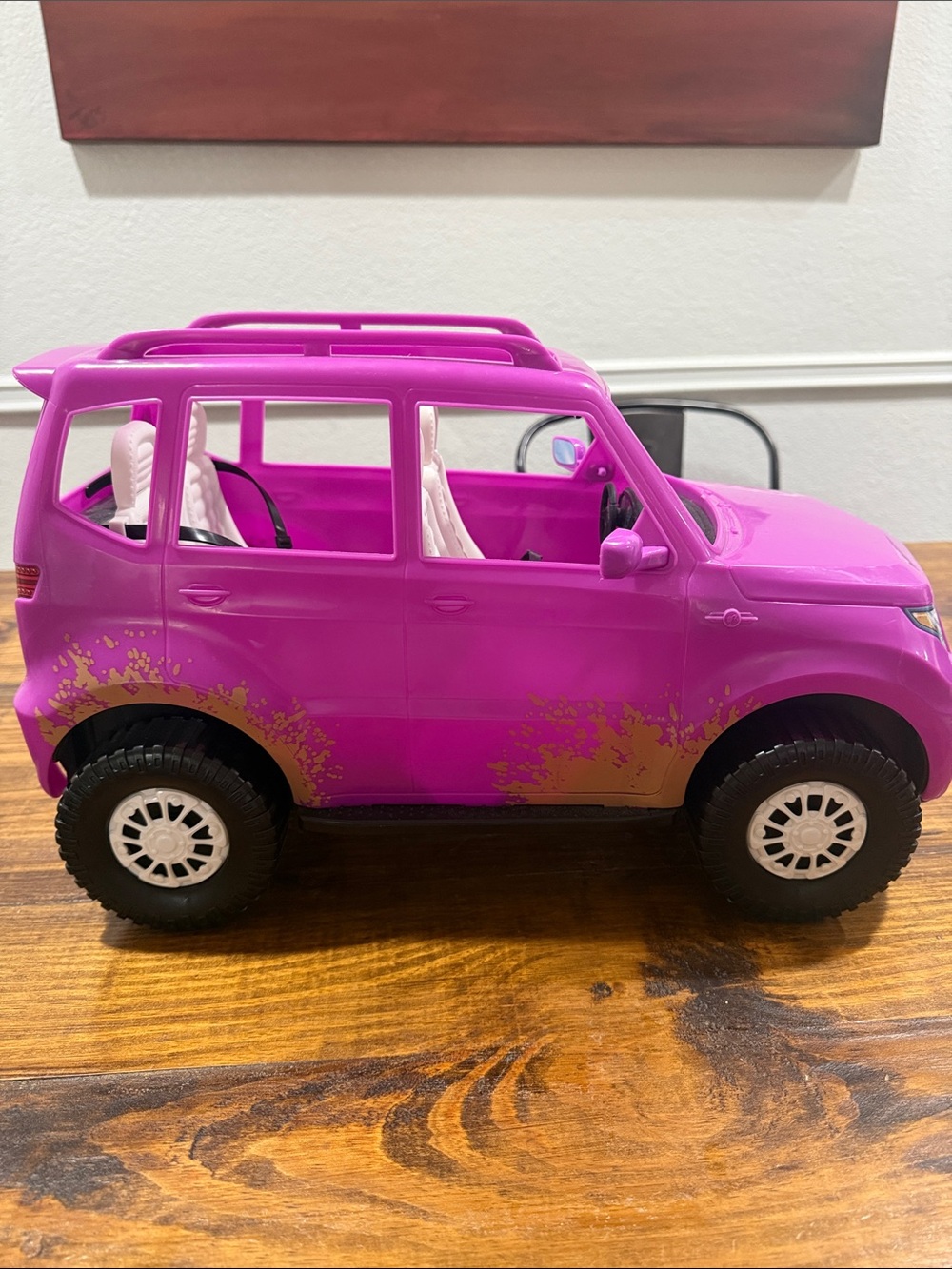 Pink Barbie Toy SUV Car